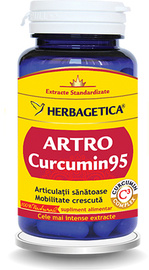 Artro Curcumin 95 Herbagetica 60cps