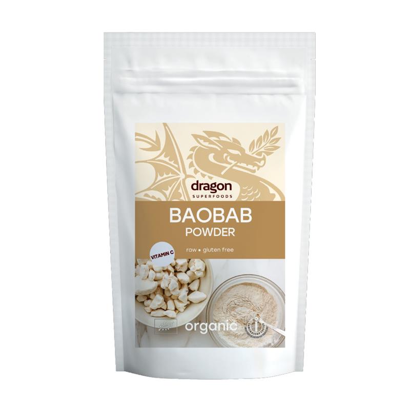 Baobab Pulbere Raw Bio Dragon Superfoods 100gr