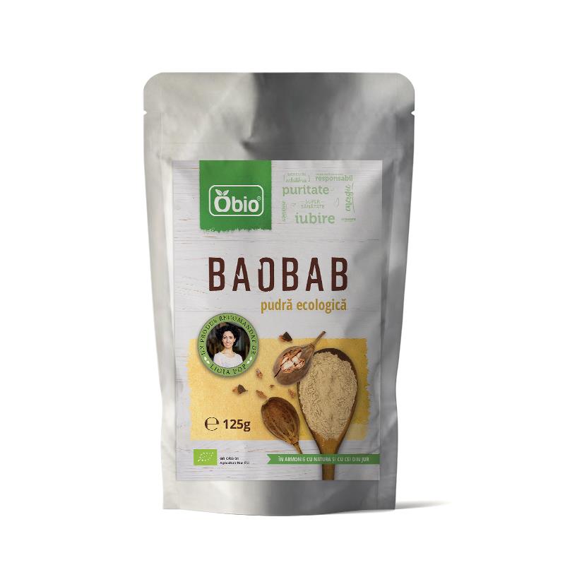 Baobab Pulbere Raw Bio Obio 125gr