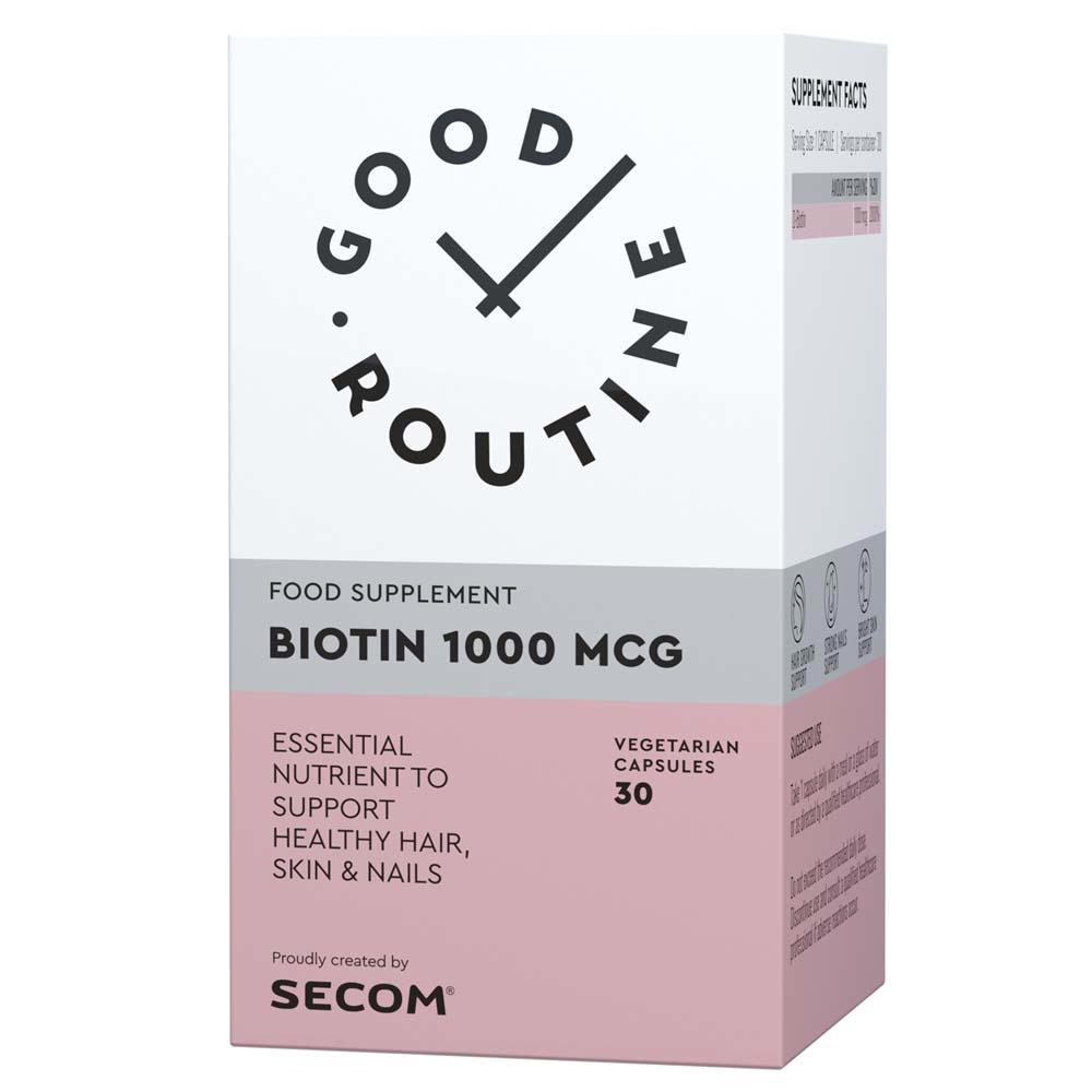 Biotin 1000 mcg Good Routine 30 capsule vegetale Secom
