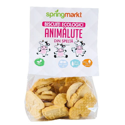 Biscuiti din Spelta Animalute Bio 100 grame Springmarkt