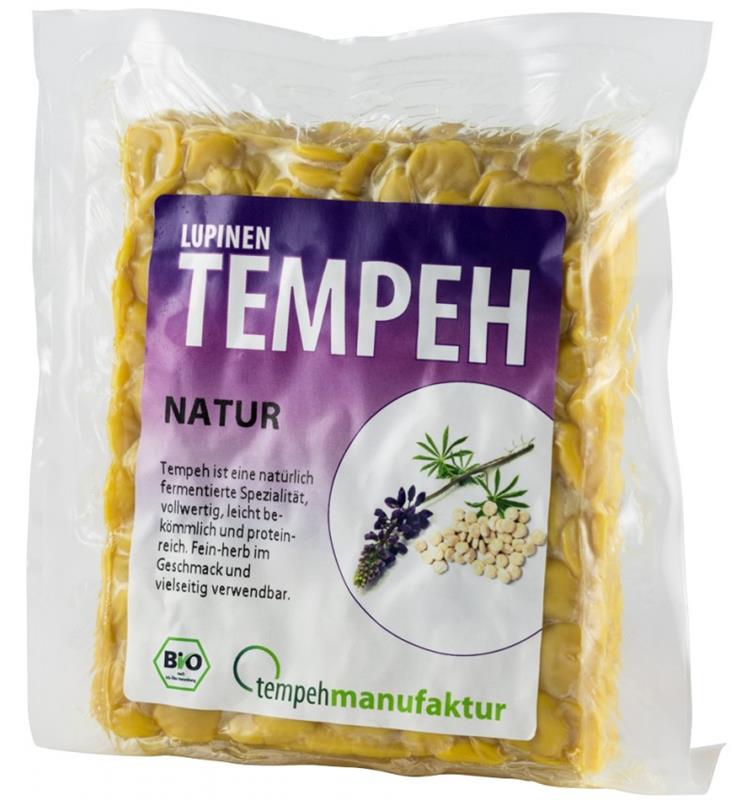 Bucati Natur de Tempeh din Lupin Bio 170 grame Tempehmanufaktur
