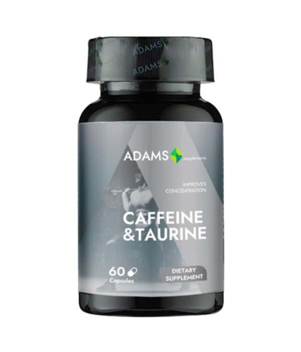 Caffeine + Turine 680 miligrame 60 capsule Adams Vision