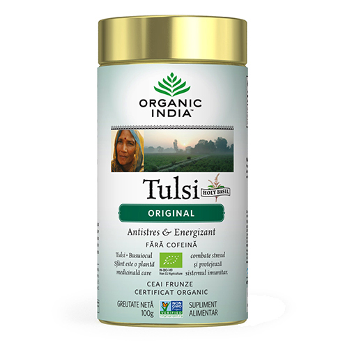 Ceai Antistres Tulsi Original Bio 100gr Organic India