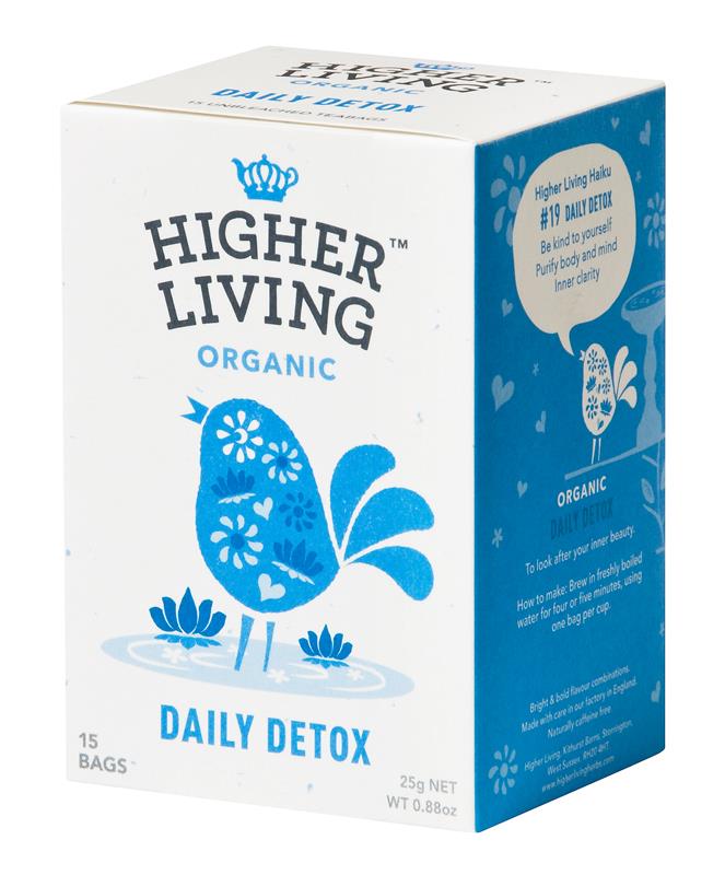 Ceai Detoxifiant Daily Detox Bio 15plicuri Higher Living