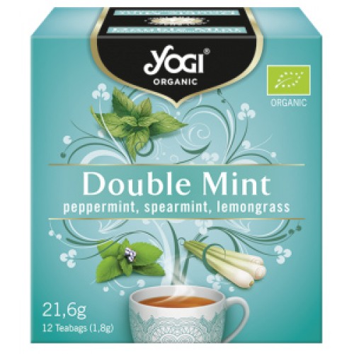 Ceai Dublu Menta cu Lemongrass Bio 21.60gr Yogi Tea
