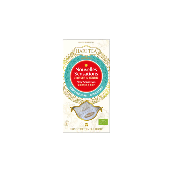 Ceai Premium New Sensation Hibiscus si Menta Bio Hari Tea 10dz