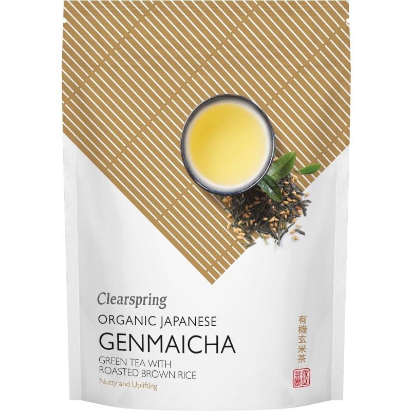 Ceai Verde Japonez Genmaicha Bio 90 grame Clearspring