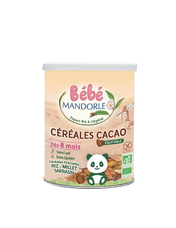 Cereale cu Cacao pentru Bebelusi Bio 400gr La Mandorle