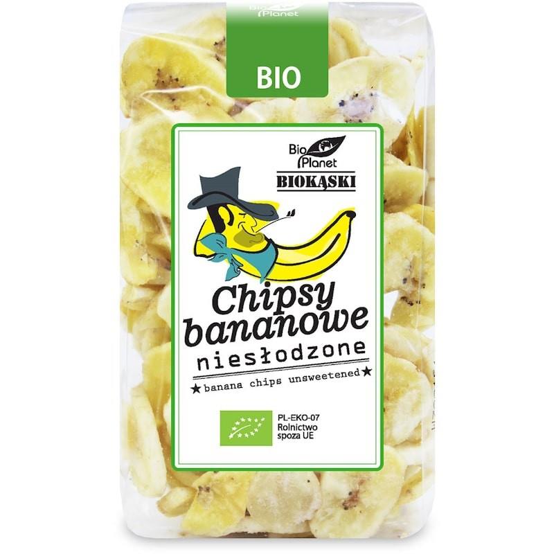 Chipsuri de Banane Neindulcite Bio 150 grame Bio Planet