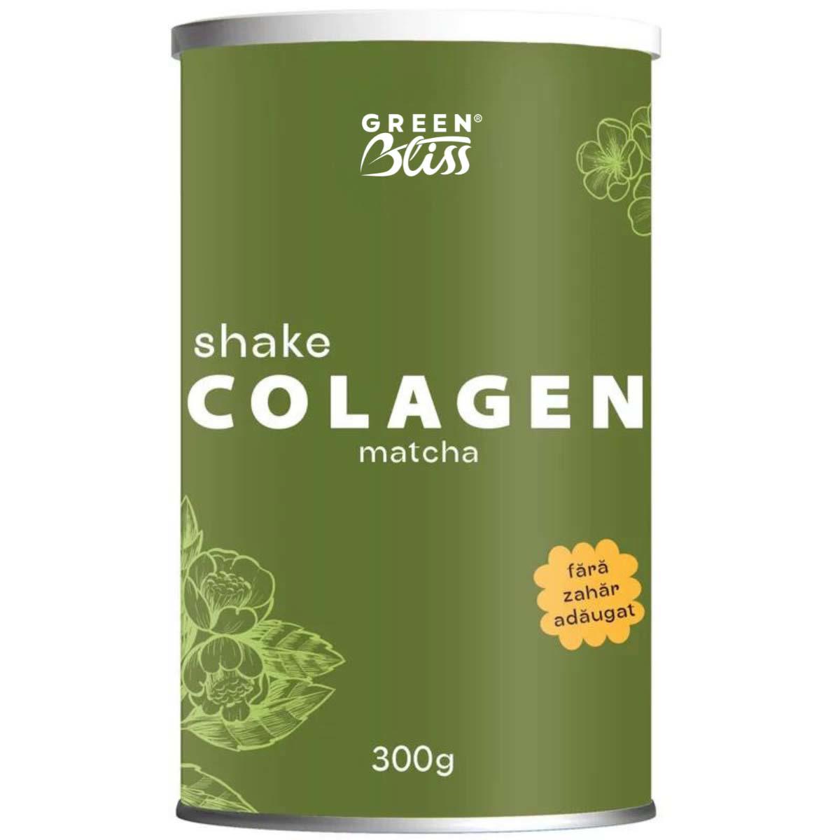 Colagen Shake cu Matcha 300 grame Green Bliss