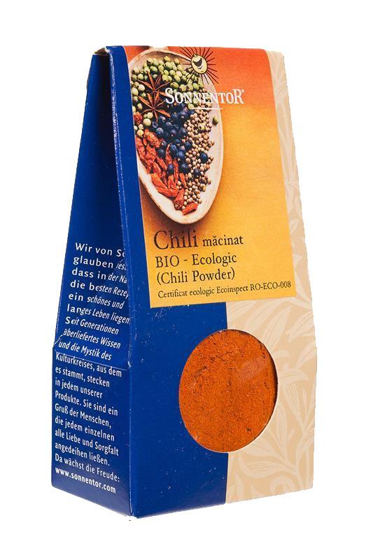 Condiment Chili Macinat Bio Sonnentor 40gr