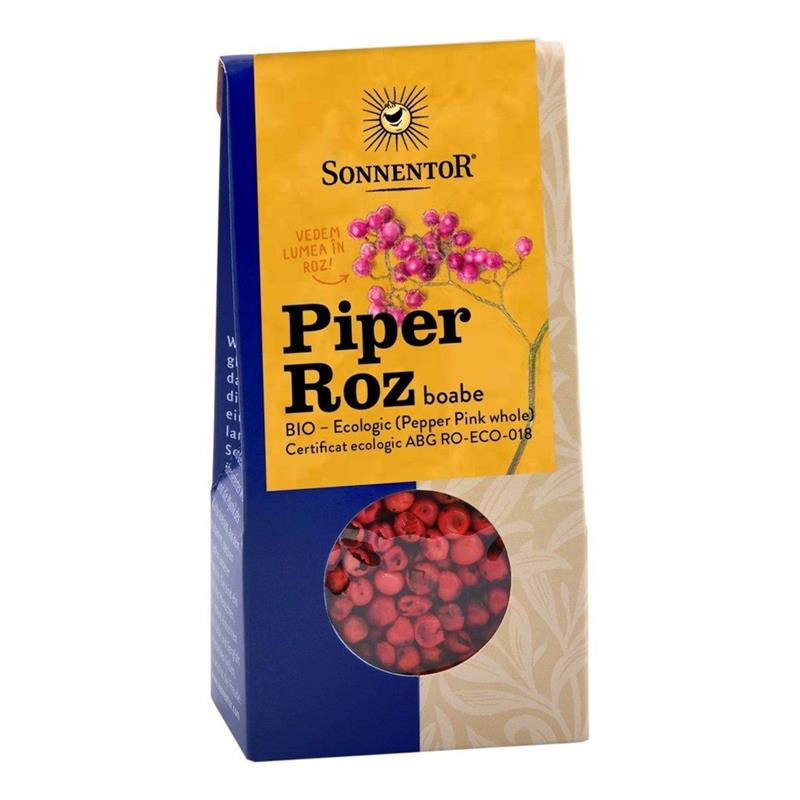Condiment Piper Roz Boabe Bio 20 grame Sonnentor