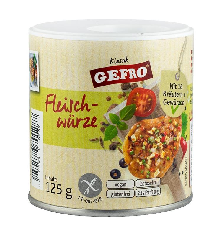 Condimente pentru Carne Fara Gluten 125gr Gefro
