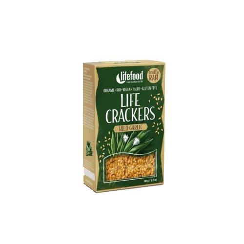 Crackers din In cu Leurda Raw Bio 90gr LifeFood