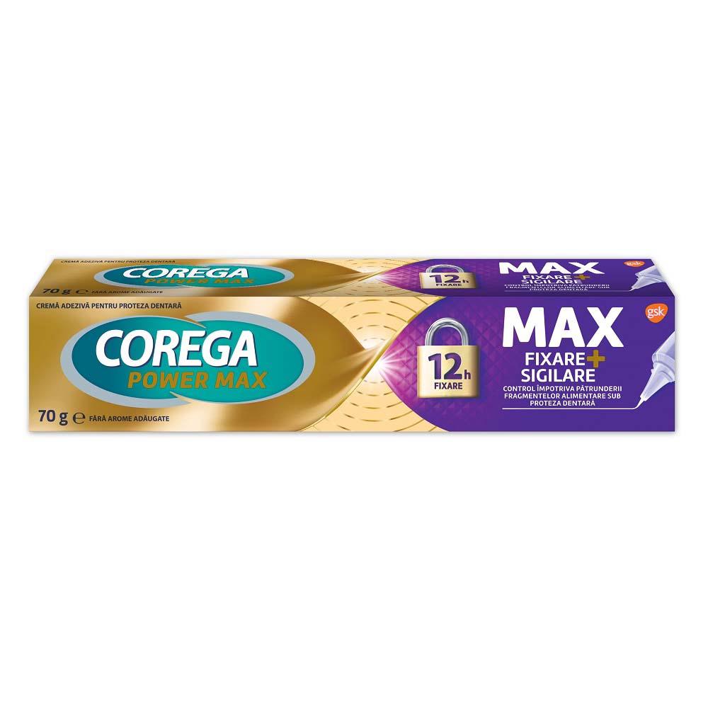 Crema Adeziva pentru Proteza Dentara Corega Power Max Fixare + Sigilare 70 grame Gsk