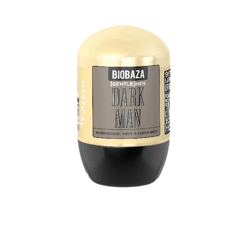 Deodorant Natural pe Baza de Piatra de Alaun pentru Barbati Dark Men (Menta si Chimion) 50 mililitri Biobaza