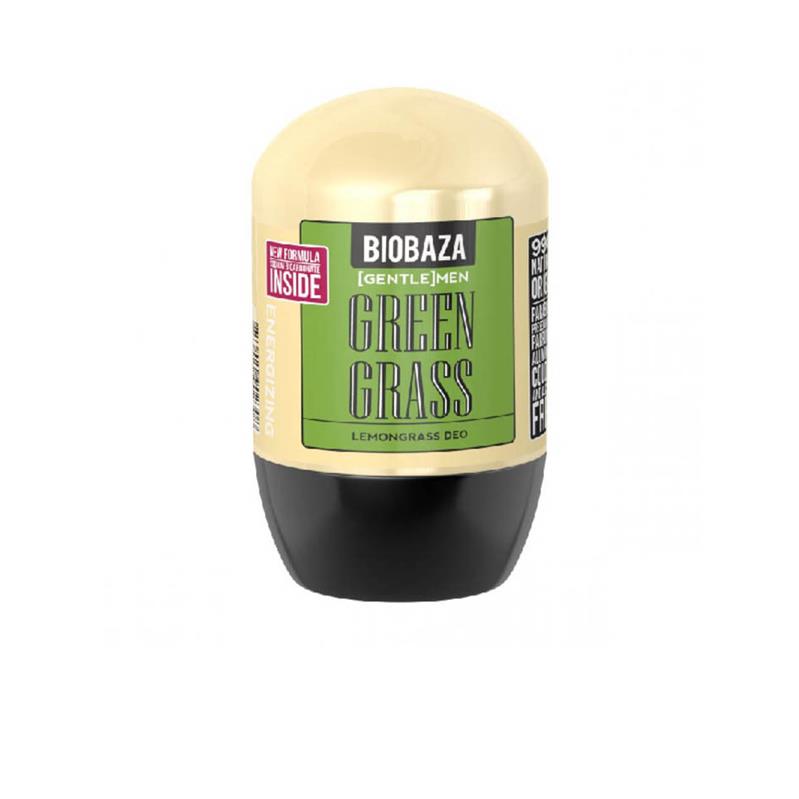 Deodorant Natural pe Baza de Piatra de Alaun pentru Barbati Green Grass (Lemon Grass) 50 mililitri Biobaza
