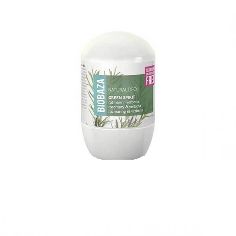 Deodorant Natural pe Baza de Piatra de Alaun pentru Femei Green Spirit (Verbena si Rozmarin) 50 mililitri Biobaza