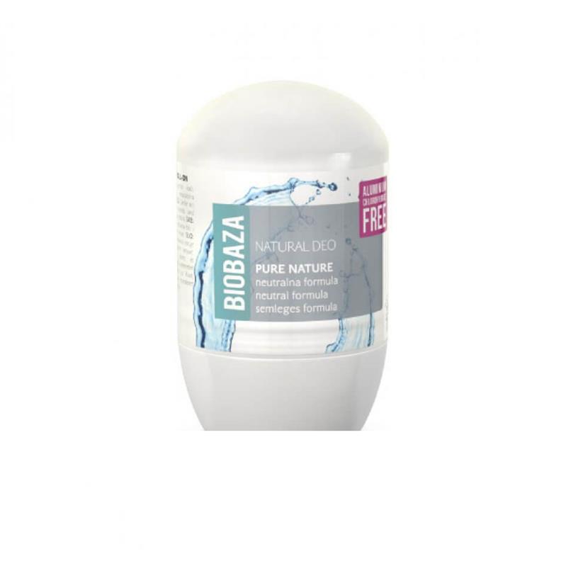 Deodorant Natural pe Baza de Piatra de Alaun pentru Femei Pure Nature (Neutru) 50 mililitri Biobaza