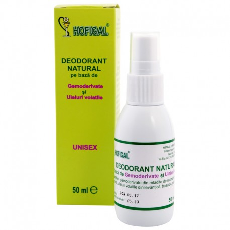 Deodorant Natural Unisex Hofigal 50ml