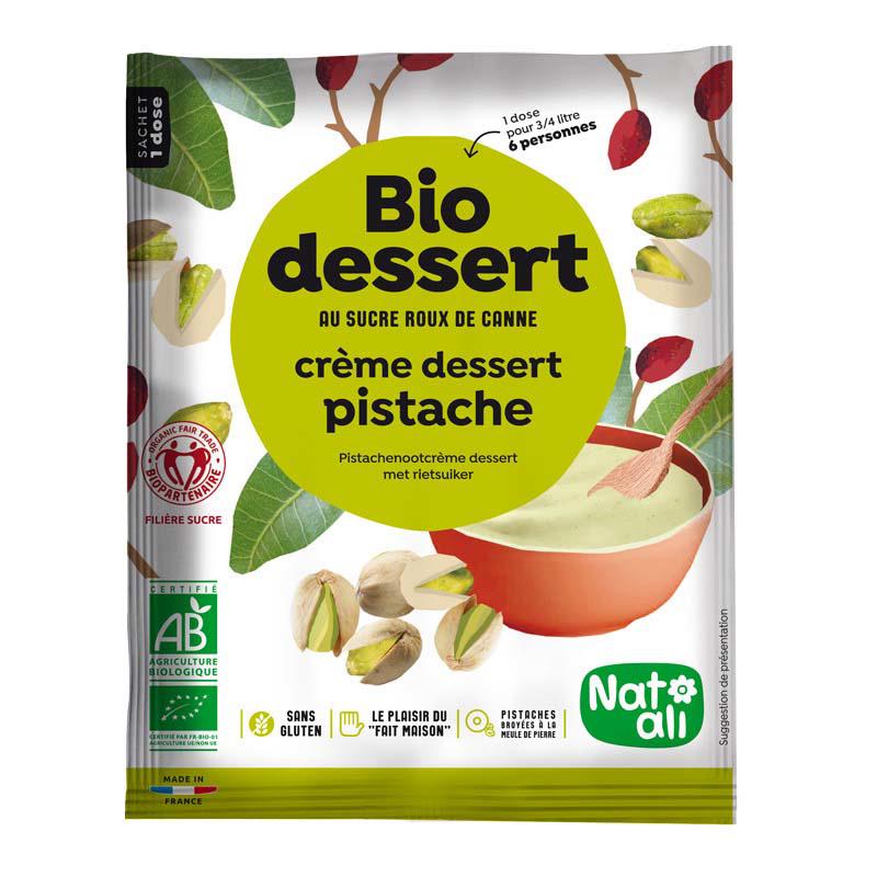 Desert Crema cu Fistic Eco 60 grame Nat-Ali
