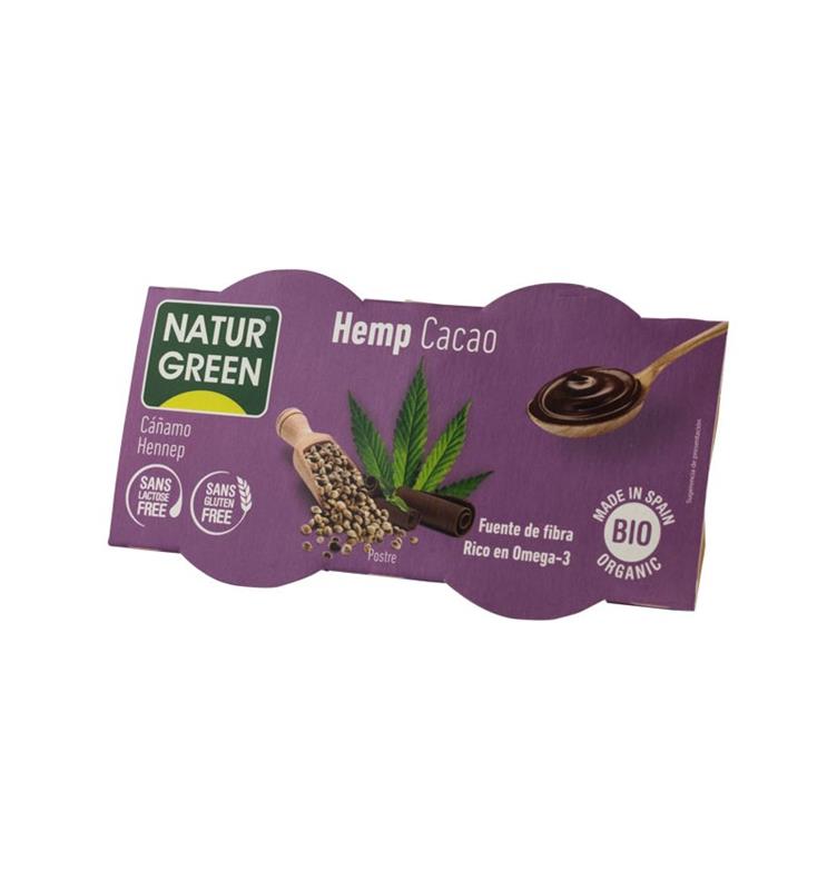 Desert cu Canepa si Cacao Bio Natur Green 2x125gr
