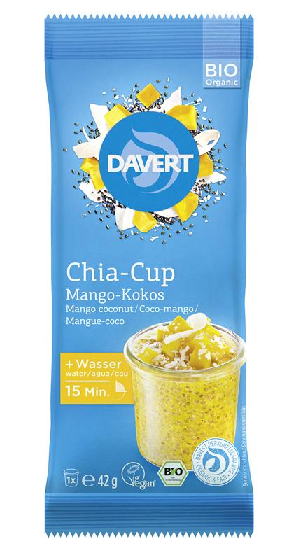 Desert de Mango si Cocos cu Chia Cup Bio 42gr Davert