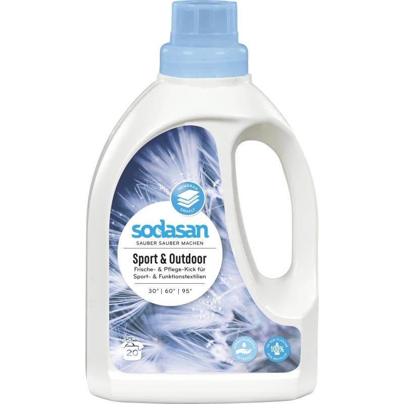 Detergent Bio Lichid Activ Sport pentru Echipament Sportiv Sodasan 750ml