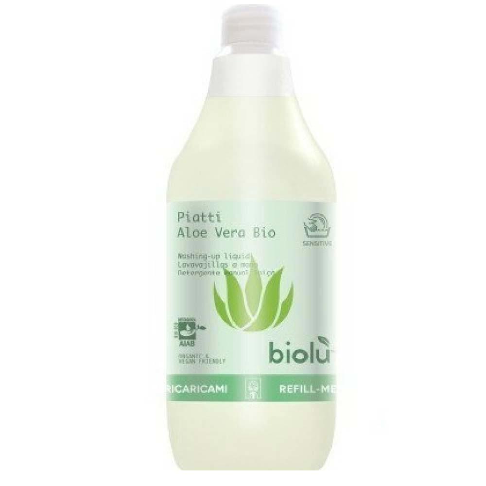 Detergent Ecologic pentru Spalat Vase cu Aloe Vera 1 litru Biolu