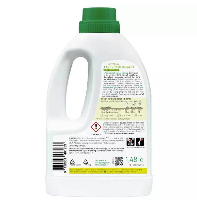 Detergent pentru Rufe Alpine Freshness Eco 1.48 litri Planet Pure
