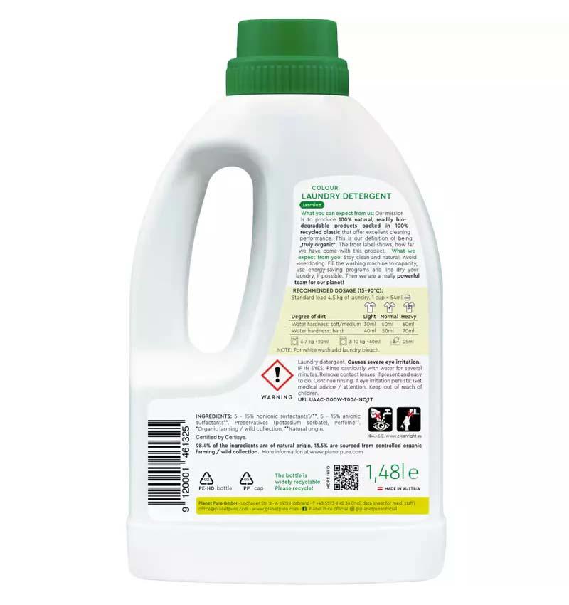 Detergent pentru Rufe Colorate Iasomie Eco 1.48 litri Planet Pure
