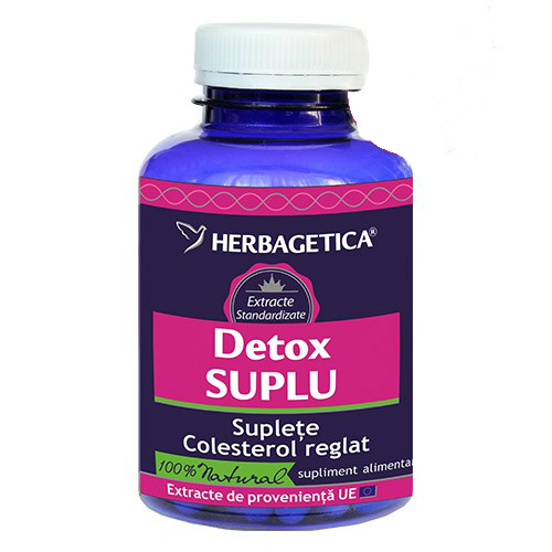 Detox Suplu Herbagetica 120cps