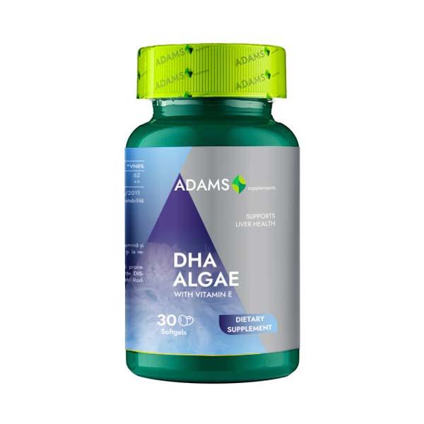 DHA Algae 200 miligrame Adams Vision 30 capsule Adams