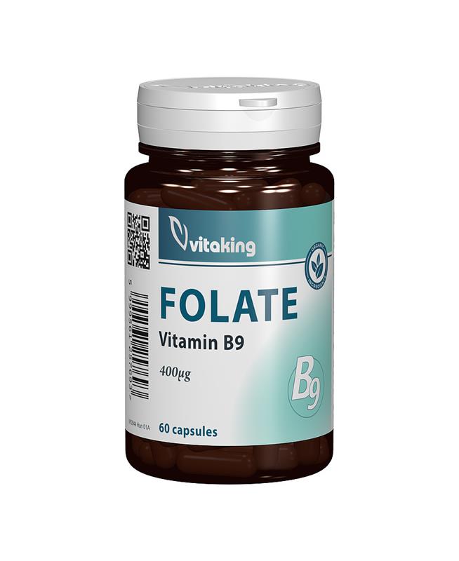 Folate Organic 400 mcg 60 capsule Vitaking