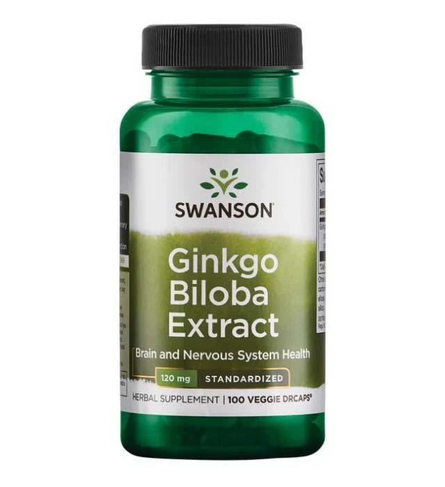 Ginkgo Biloba Extract Standardizat 120 miligrame 100 capsule Swanson