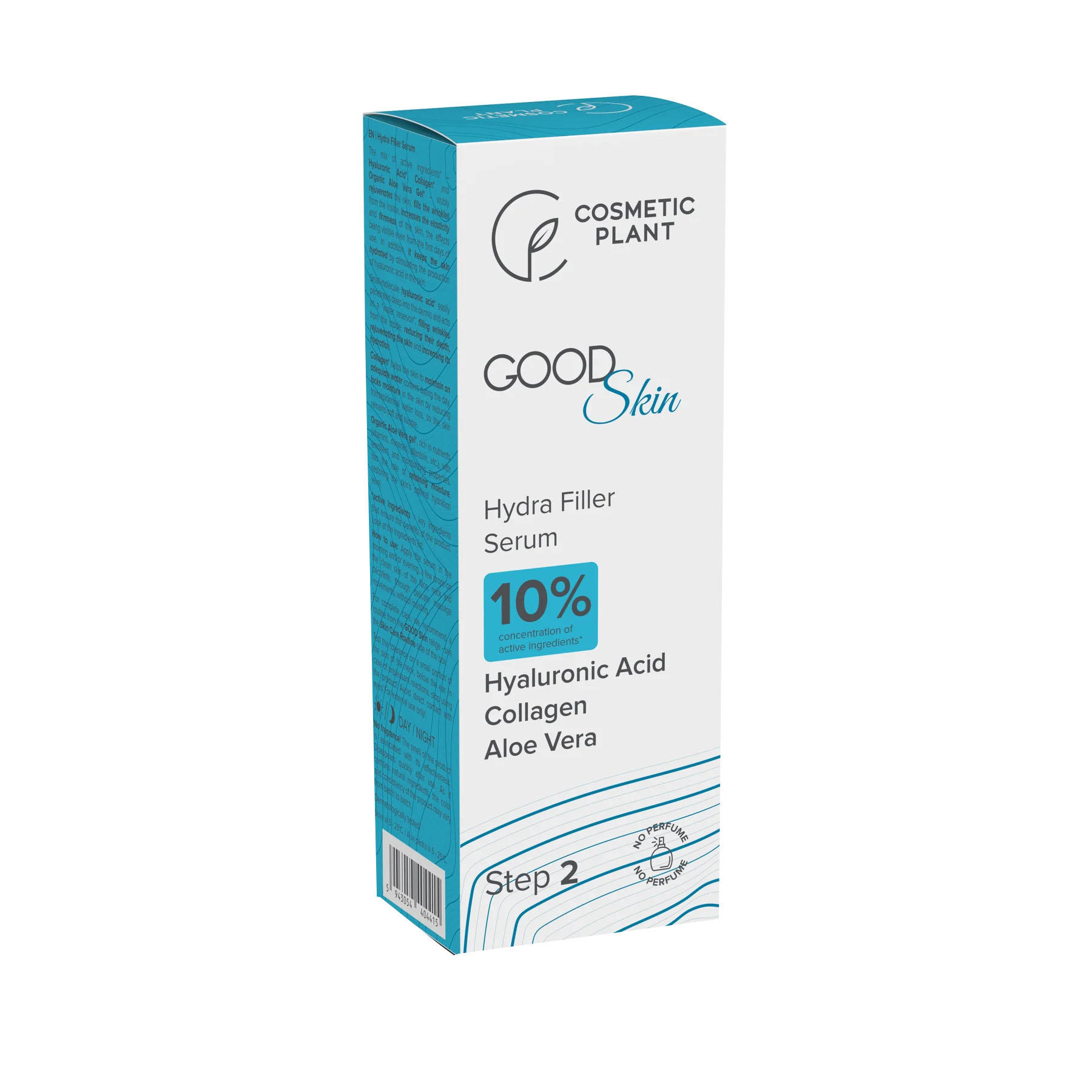 Good Skin Hydra Filler Serum cu Acid Hialironic, Colagen si Aloe Vera 30 mililitri Cosmetic Plant