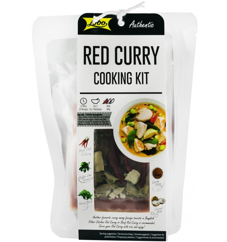 Kit pentru Gatit Curry Rosu 253 grame Lobo