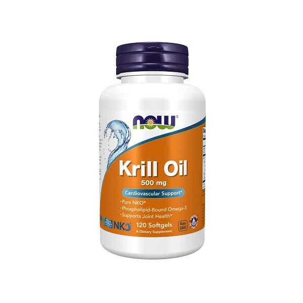 Krill Oil Neptune (Ulei Krill) NKO 500 miligrame 120 capsule Now Foods