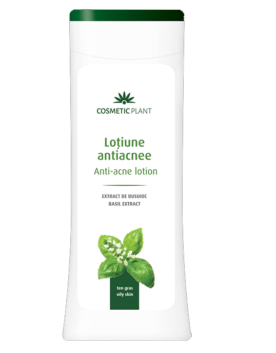 Lotiune Antiacnee cu Extract Busuioc 200ml Cosmetic Plant