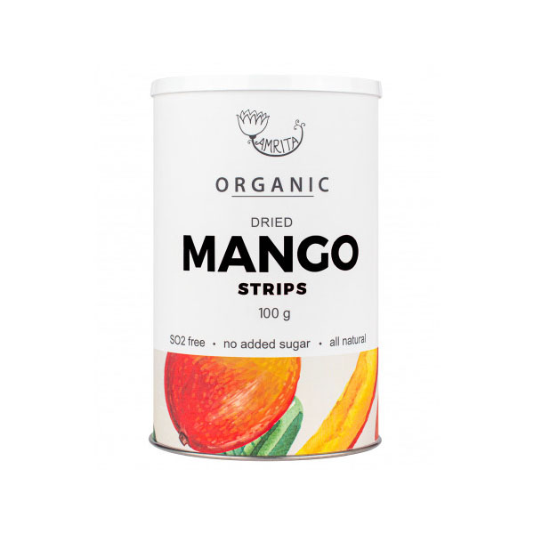 Mango Deshidratat Felii Bio 100 grame Amrita