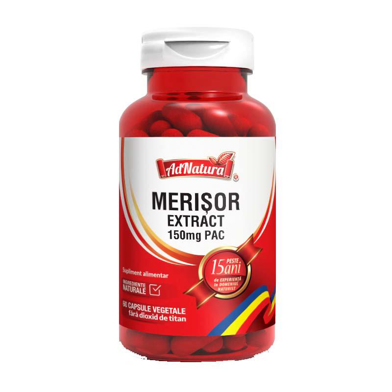 Merisor Extract 150 miligrame 60 capsule Adnatura
