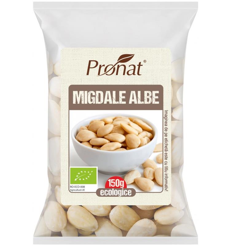 Migdale Albe Bio 150 grame Pronat