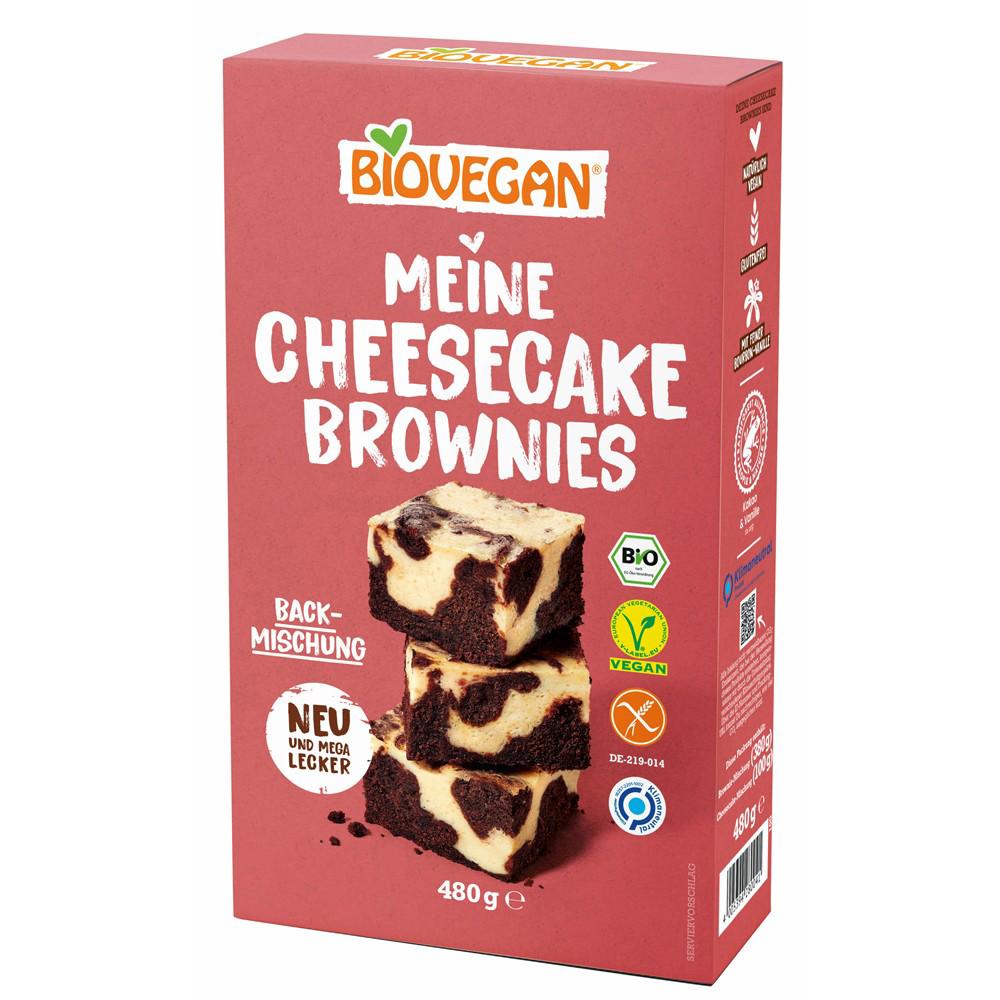 Mix pentru Cheesecake Brownies Fara Gluten Eco 480 grame Biovegan