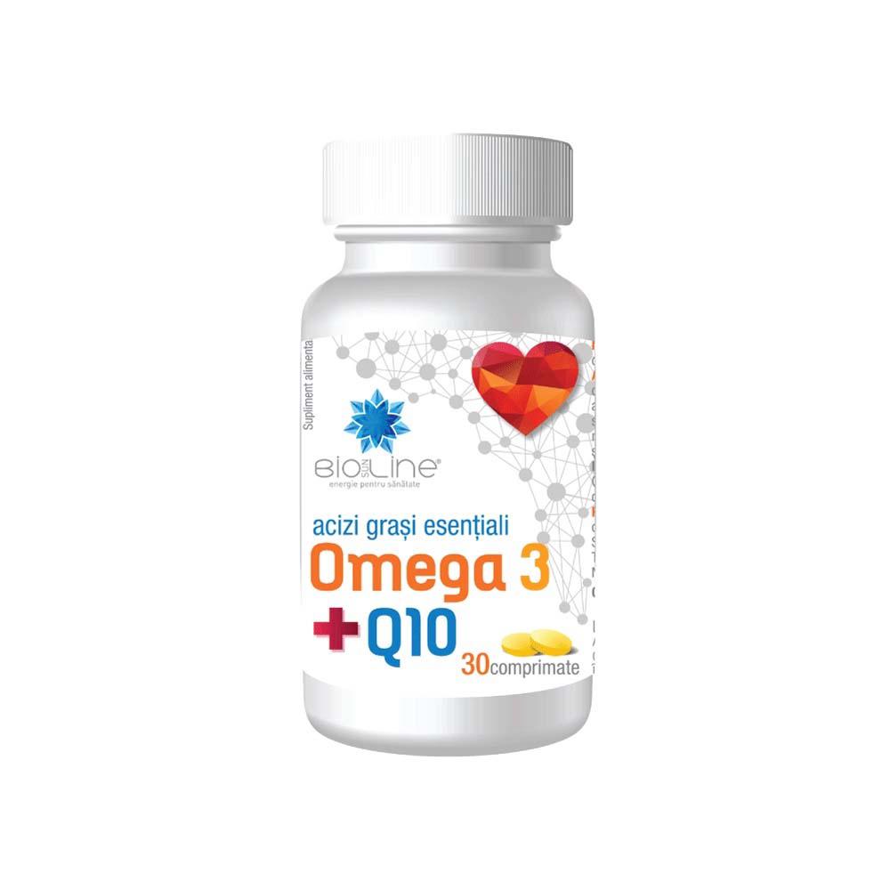 Omega 3 si Coenzima Q10 BioSunLine 30 tablete Helcor