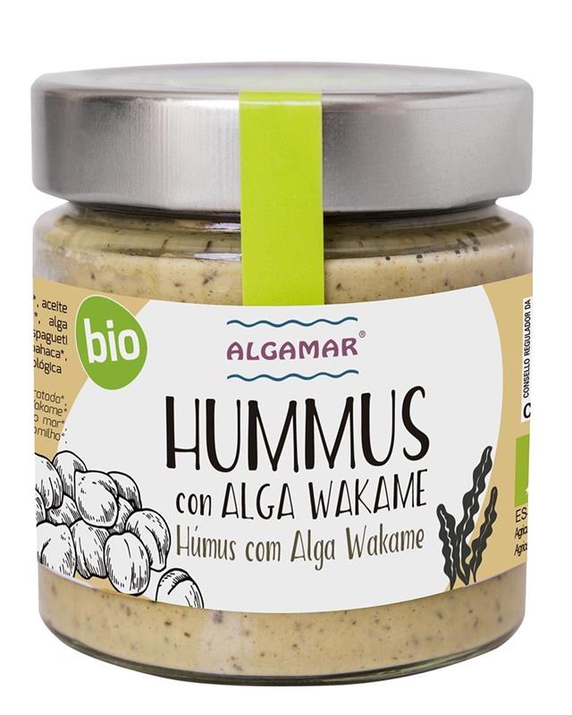 Pasta Hummus cu Alge Wakame Bio 180 grame Algamar