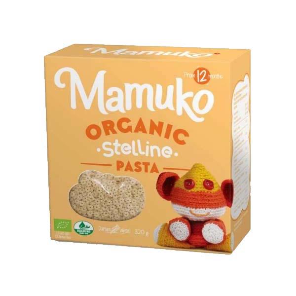 Paste in Forma de Stelute pentru Copii din Grau Dur Eco 320 grame Mamuko