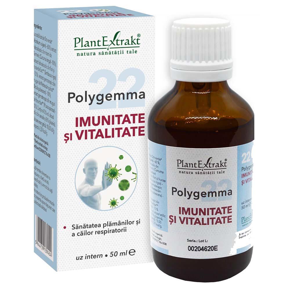 Polygemma 22 Imunitate si Vitalitate 50 mililitri Plant Extrakt
