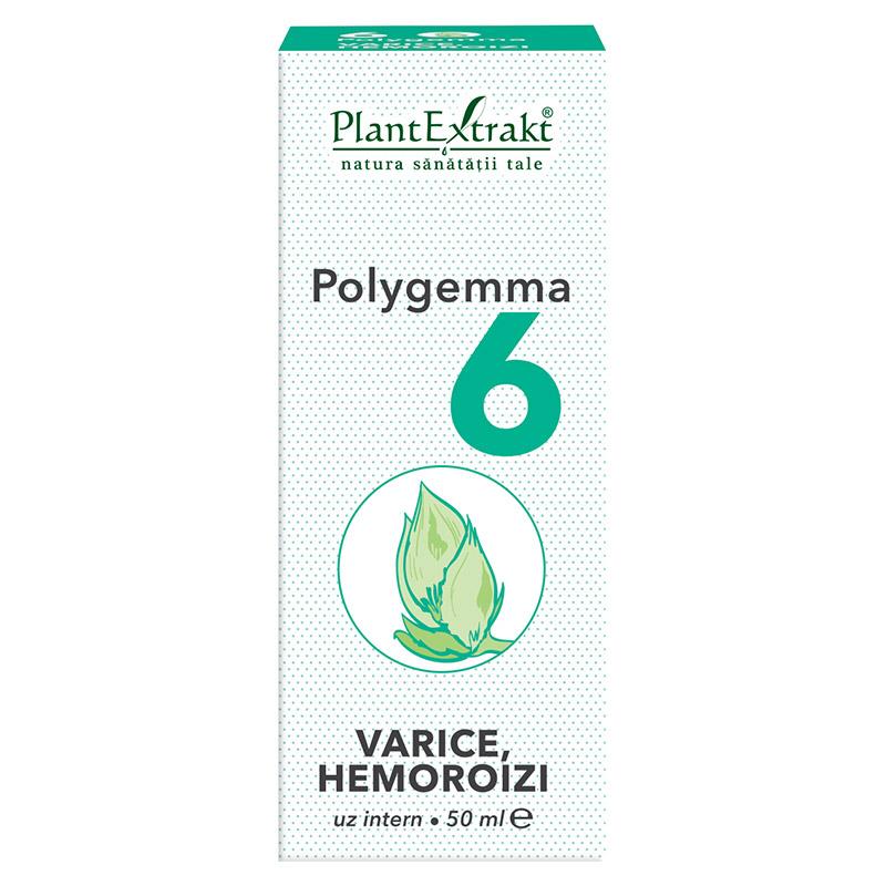 Polygemma 6 - Varice si Hemoroizi 50ml PlantExtrakt