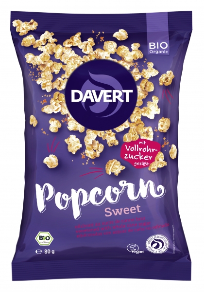 Popcorn Dulce Bio 80gr Davert